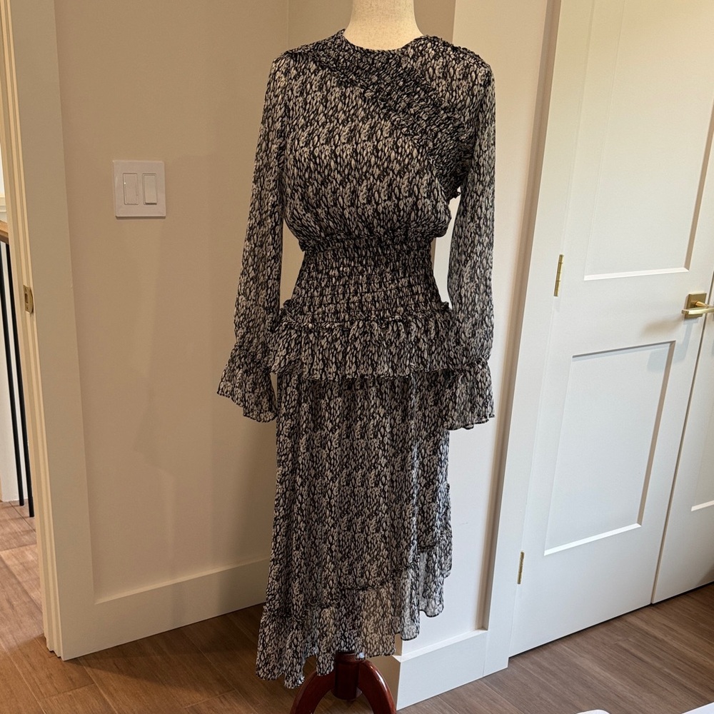 Misa Los Angeles Sophia Snake Dress